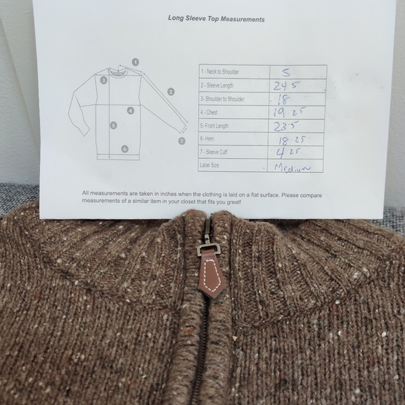 Lorenzo Magni Wool Sweater - Medium - Picture 8 of 8